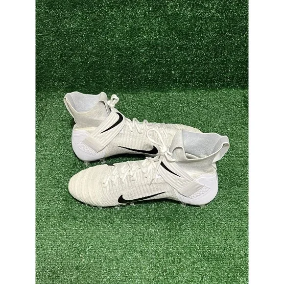 Nike Alpha Menace Elite 2 Football Cleats White Grey AO3374-101 Men’s Size 14.5 - Picture 7 of 9